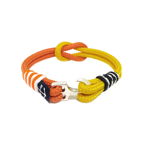 Orange and Yellow Nautical Bracelet by Bran Marion