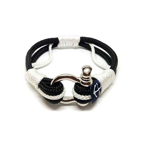 Black & White Nautical Anklet