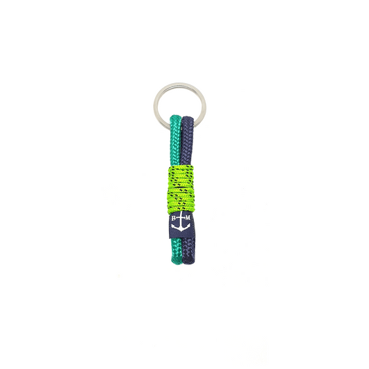 Blue and Green Handmade Keychain