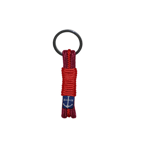Burgundy & Red Handmade Line Keychain
