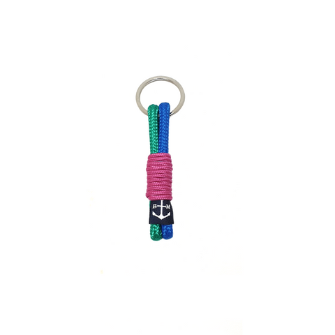 Blue-Green-Pink Wrap Handmade Keychain by Bran Marion