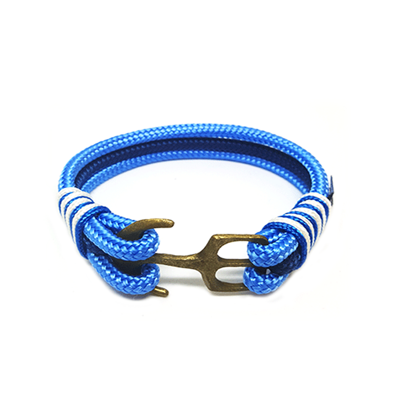 Bran Marion Blue & White Nautical Bracelet