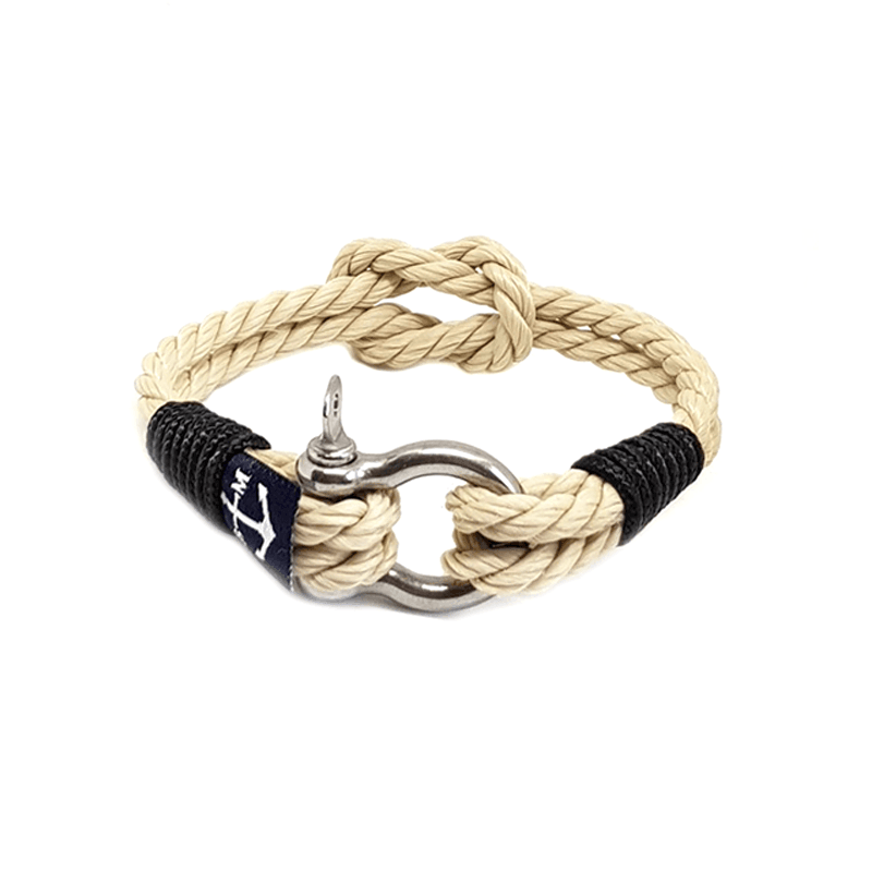 Classic Rope and Black Cord Nautical Bracelet