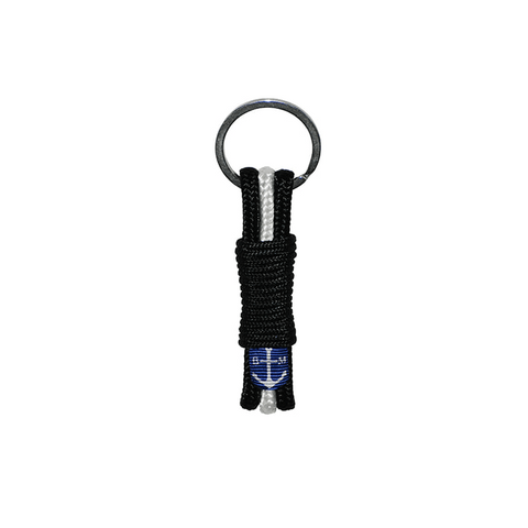Black & White Rope Handmade Keychain