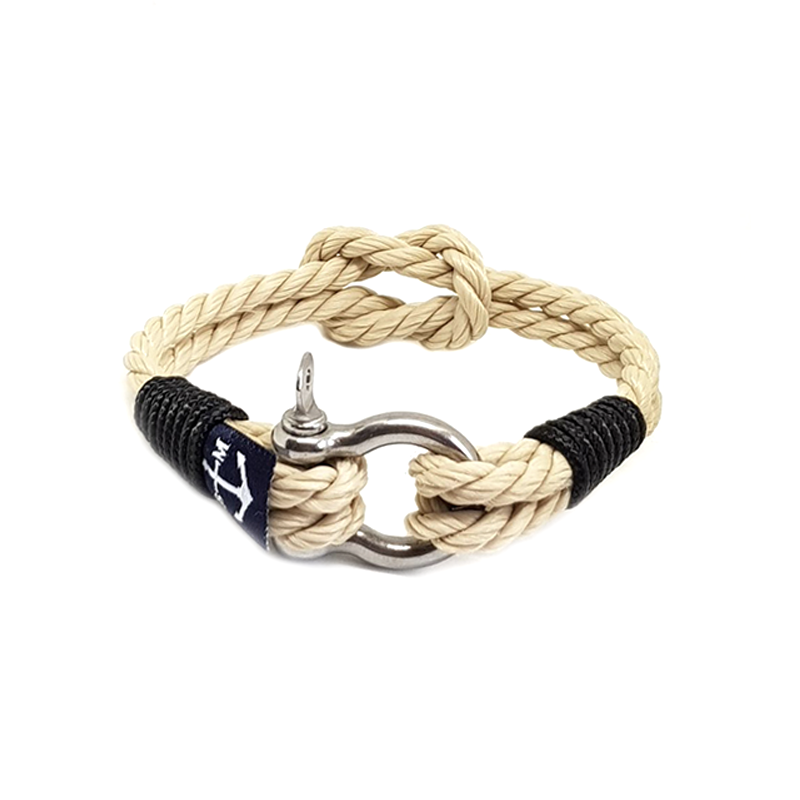 Classic Rope and Black Rope Nautical Anklet