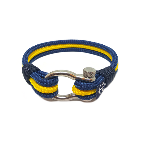 Bran Marion Blue and Yellow Nautical Bracelet