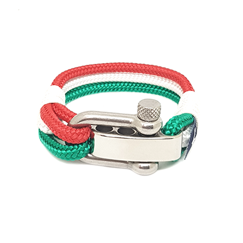 Italy Adjustable Shackle Nautical Bracelet by Bran Marion