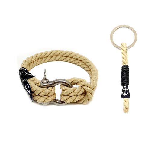 Marine Nautical Bracelet and Keychain
