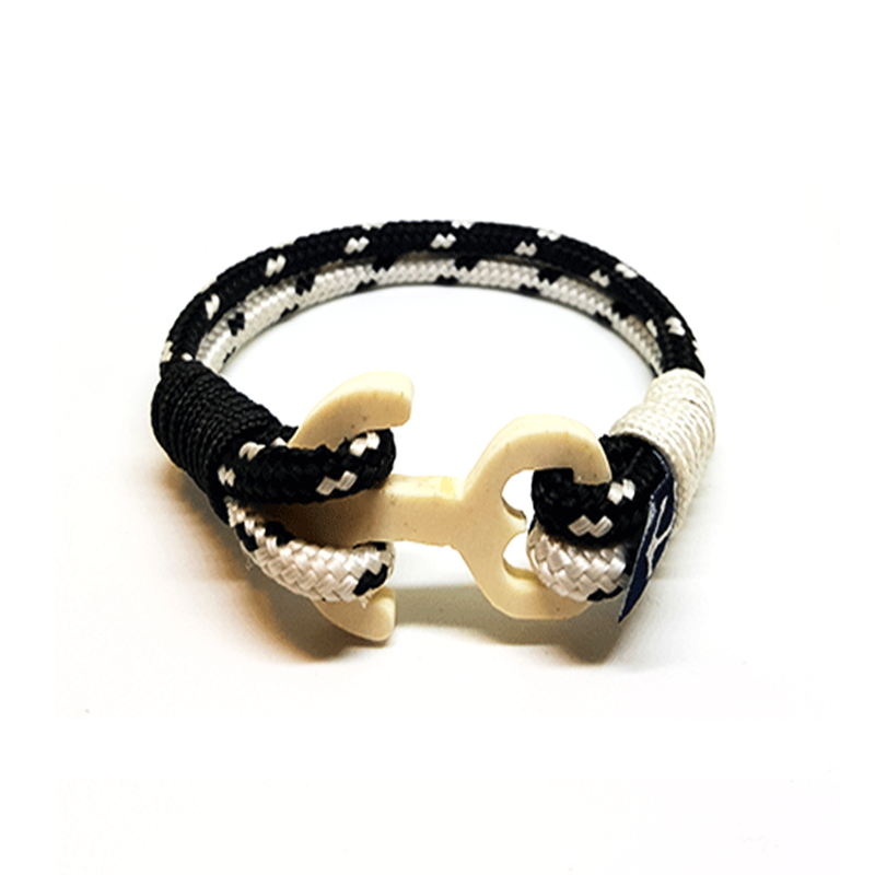 Hand Carved Wood Anchor Anklet