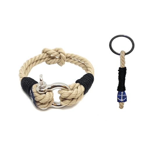 Classic Rope Nautical Bracelet & Keychain