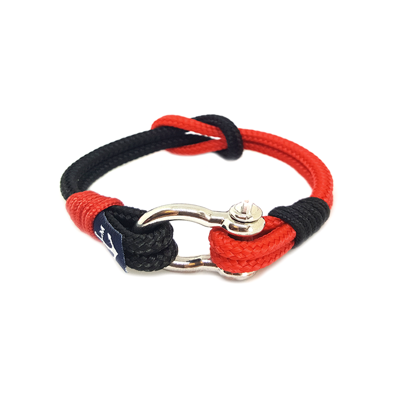 Black and Red Nautical Anklet