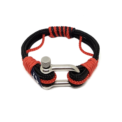 Black and Red Nautical Anklet