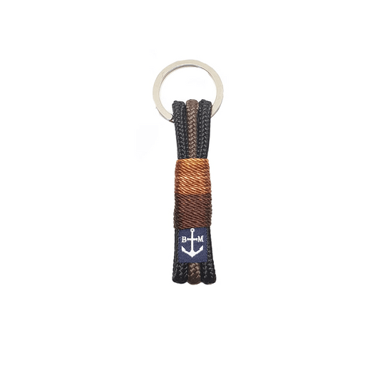 Brown Handmade Thread Keychain