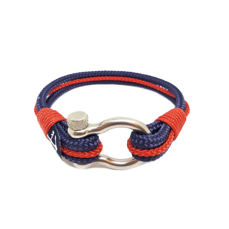 Bran Marion Blue and Red Nautical Bracelet