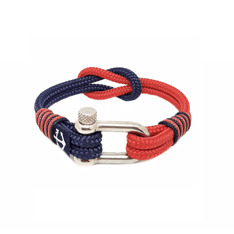 Blue and Red Nautical Bracelet