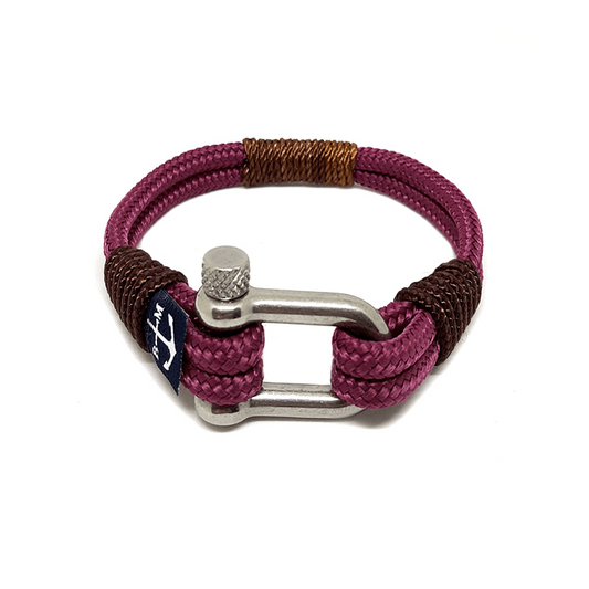 Bran Marion Yachting Brown and Burgundy Nautical Bracelet