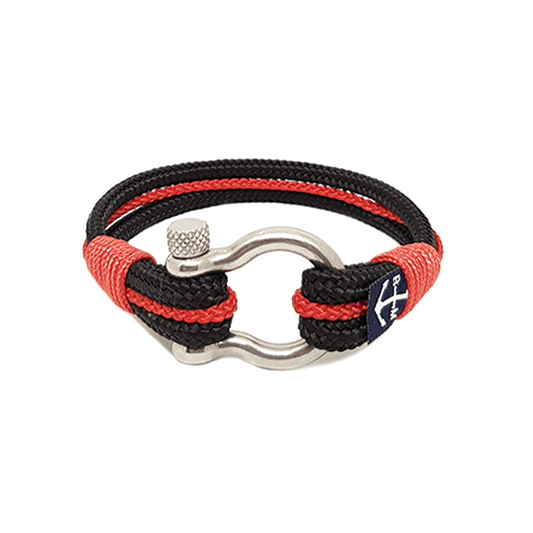 Bran Marion Black & Red Nautical Bracelet