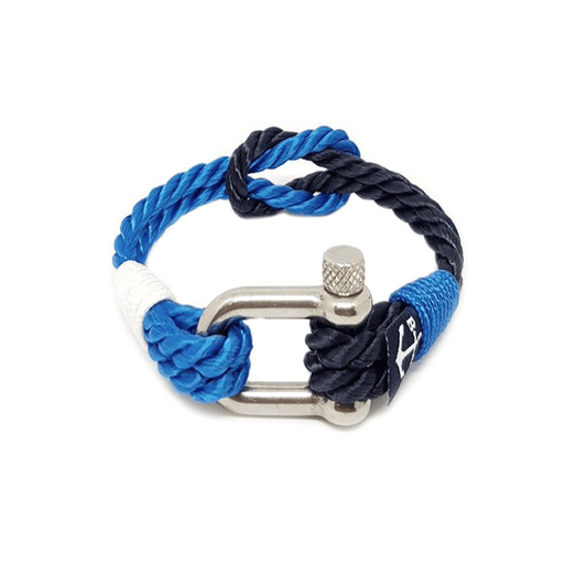 Twisted Blue Rope Nautical Bracelet