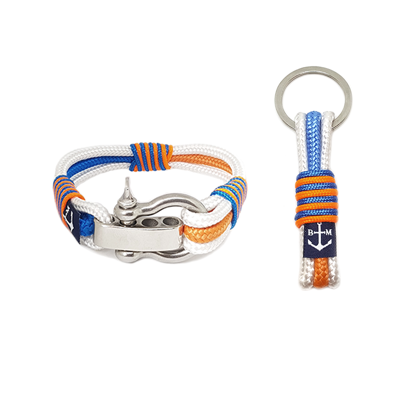 Jolly Roger Nautical Bracelet & Keychain