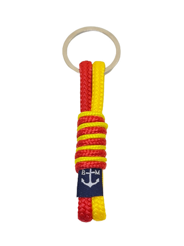 Yellow & Red Keychain